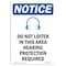Signmission Safety Sign, OSHA Notice, 24" Height, Do Not Loiter In This Sign With Symbol, Portrait OS-NS-D-1824-V-11306 - alternate 1